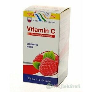 Dobré z SK Vitamín C 200 mg príchuť MALINA, 70 ks vyobraziť