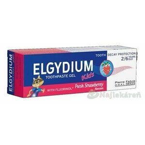 Elgydium Kids gel.ZP s fluorin.2-6 let 50 ml jahoda vyobraziť