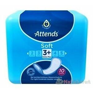 ATTENDS Soft Extra 3+ vložky inkontinenčné, savosť 799ml, veľkosť 36, 5cm, 10ks vyobraziť