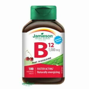 Jamieson Vitamín B12 metylkobalamín 1000 μg 100 tabliet vyobraziť