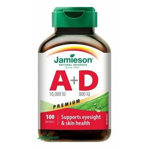 Jamieson Vitamín A a D Premium 10000 IU/ 800 IU 100 cps. vyobraziť