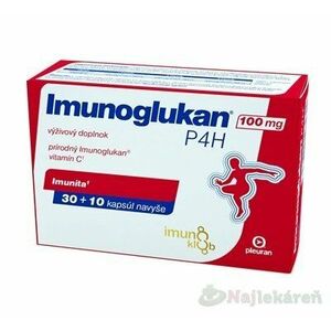 Pleuran Imunoglukan 100 mg P4H 40 kapsúl vyobraziť