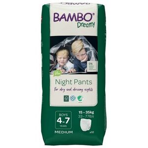 BAMBO Dreamy Night Nohavičky plienkové jednorázové Pants Boy 4-7 rokov, 10 ks, pre 15-35 kg vyobraziť