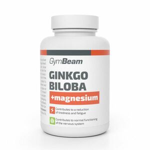 Ginkgo Biloba + Magnézium - GymBeam, 90cps vyobraziť
