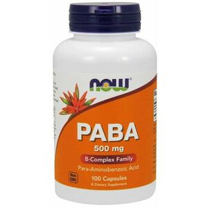 PABA 500 mg - NOW Foods, 100cps vyobraziť