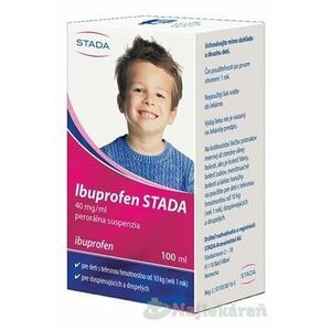 Ibuprofen Stada 40 mg/ml perorálna suspenzia sus.por.1 x 100 ml vyobraziť