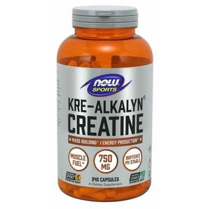 Kre-Alkalyn® Creatine - NOW Foods, 120cps, Doprava zadarmo vyobraziť