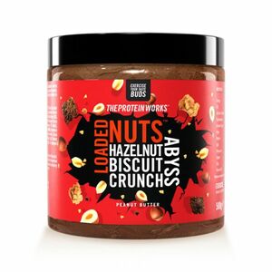 Arašidové maslo Loaded Nuts - The Protein Works, brownie deep choc dive, 500g vyobraziť