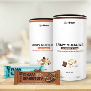 Crispy Muesli Mix - GymBeam, čokoláda oriešky, 420g vyobraziť