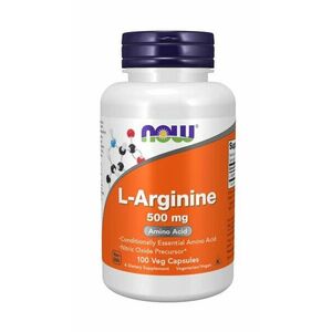 L-Arginín 500 mg - NOW Foods, 100cps vyobraziť