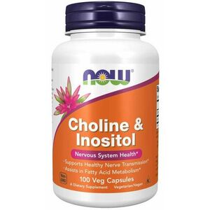 Choline & Inositol 500 mg - NOW Foods, 100cps vyobraziť