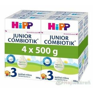 HiPP 3 JUNIOR COMBIOTIK mliečna výživa pre batoľatá (od 1 roka ) 4x500 g vyobraziť