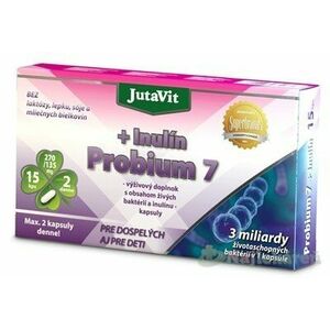 JutaVit Probium 7 + Inulín, probiotikum, cps 1x15 ks vyobraziť