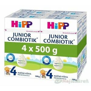 HiPP 4 JUNIOR COMBIOTIK, batoľacia mliečna výživa (od 2 r.) 4x500g, Doprava zadarmo vyobraziť