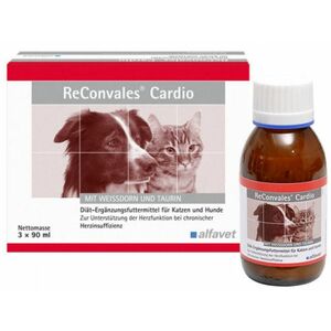 ReConvales Cardio diétne doplnkové krmivo pre psy a mačky 3x90ml vyobraziť