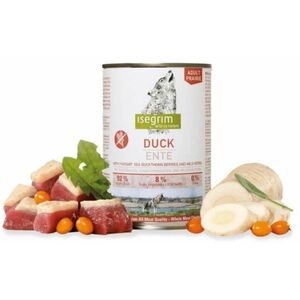 ISEGRIM dog Adult Duck with Parsnip, Sea Buckthorn & Wild Herbs konzervy pre psy 6x400g vyobraziť
