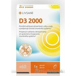Vitamín D3 2000 IU, 60 cps vyobraziť