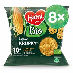 8x HAMI BIO Chrumky šošovicové s lahodnou kukuricou 20 g, 10+ vyobraziť