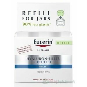 Eucerin HYALURON-FILLER + 3x EFFECT Nočný krém náhradná náplň 50ml, Zľava - 25%, Novinka vyobraziť