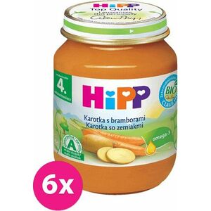 6x HiPP BIO Mrkva so zemiakmi (125 g) - zeleninový príkrm vyobraziť