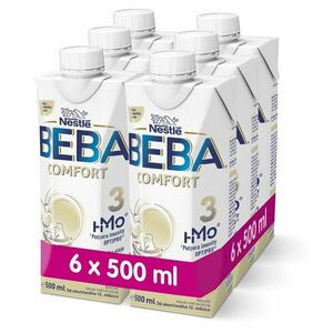 6x BEBA COMFORT 3 HM-O batoľacia tekutá mliečna výživa, 12+, tetra pack 500 ml vyobraziť