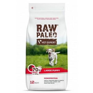 VetExpert Raw Paleo puppy large beef - granule pre šteňatá 12kg vyobraziť