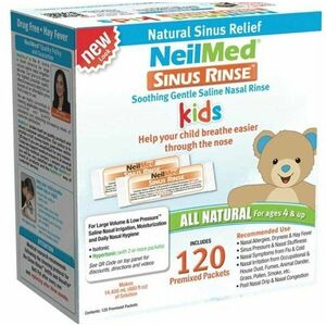 NeilMed Sinus Rinse Kids morská soľ na hygienu nosa fľaška 120 ml, Akcia vyobraziť