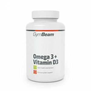 Omega 3 + Vitamín D3 - GymBeam 90 kapsúl vyobraziť