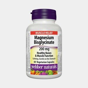 Webber naturals magnesium bisglycinate 200 mg 60 kapsúl, Akcia vyobraziť