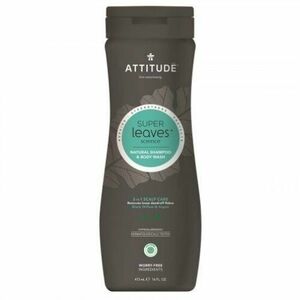 Prírodný pánsky šampón proti lupinám a telové mydlo (2v1) Super leaves Attitude 473ml vyobraziť