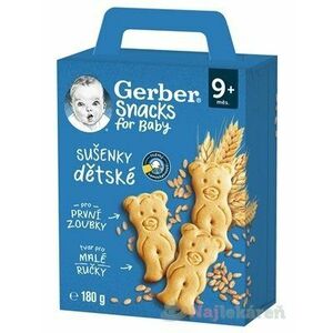 Gerber Snacks for Baby Detské SUŠIENKY (od ukonč. 9. mesiaca) 180 g vyobraziť