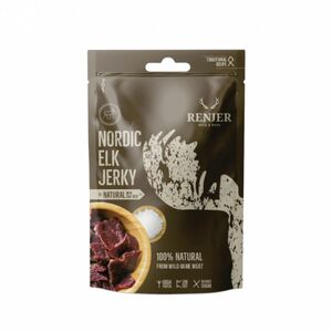 Sušené losie mäso Elk Jerky - Renjer morská soľ 15 x 25 g vyobraziť