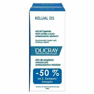 DUCRAY KELUAL DS ošetrujúci šampón 2x100ml, Pri nákupe 2 produktov zľava 20% vyobraziť