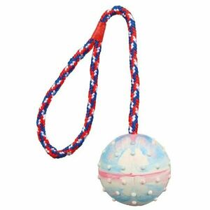 Trixie Ball on a rope, natural rubber, ř 6/30 cm vyobraziť