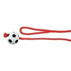 Trixie Football on a rope, floatable, foam rubber, ř 6 cm/1.00 m vyobraziť