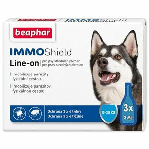 Beaphar Line-on IMMO Shield pes M 3x3ml vyobraziť