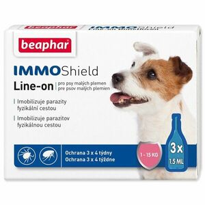 Beaphar Line-on IMMO Shield pes S 3x1.5ml, Akcia Najlekáreň vyobraziť