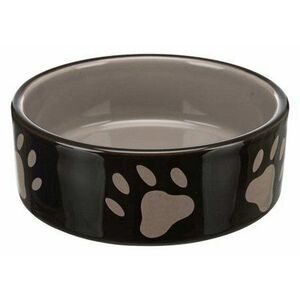 Trixie Bowl, with paw prints, ceramic, 0.3 l/ř 12 cm, brown/taupe vyobraziť
