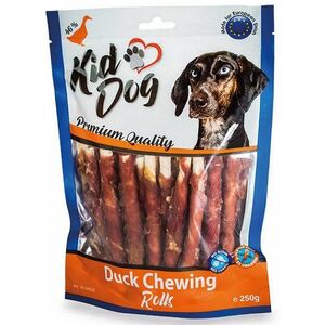Maškrta pre psy KID DOG Kačacie mäso na byvolej tyčinke 250g vyobraziť