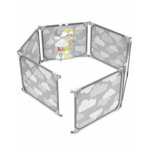 SKIP HOP Ohrádka/zábrana s hracím panelom 2v1 rozšíriteľná grey 6 m+ vyobraziť