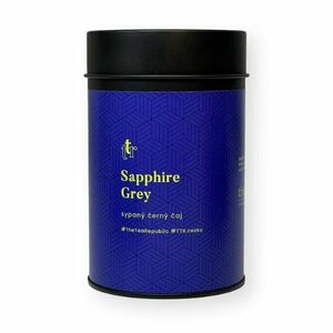 Sypaný čaj Sapphire Grey v dóze The Tea Republic 75g vyobraziť