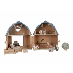 LITTLE DUTCH Domček pre bábiky drevený prenosný Farma vyobraziť