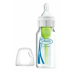 DR.BROWN'S Fľaša dojčenská Options+ sklenená Anti-colic 120ml – 1ks vyobraziť