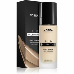 NOBEA Day-to-Day Fluid Foundation dlhotrvajúci make-up odtieň 01 Light beige 28 ml vyobraziť