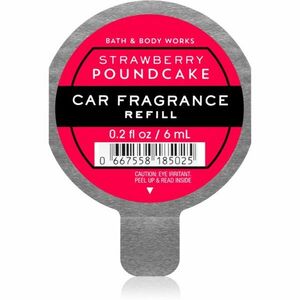 Bath & Body Works Strawberry Pound Cake vôňa do auta náhradná náplň 6 ml vyobraziť