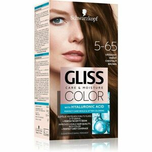 Schwarzkopf Gliss Color permanentná farba na vlasy odtieň 5-65 Chestnut Brown 1 ks vyobraziť