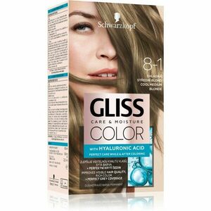 Schwarzkopf Gliss Color permanentná farba na vlasy odtieň 8-1 Cool Medium Blonde 1 ks vyobraziť