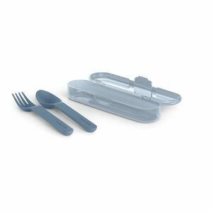 Suavinex Go Natural Cutlery Set príbor 12 m+ Blue 3 ks vyobraziť