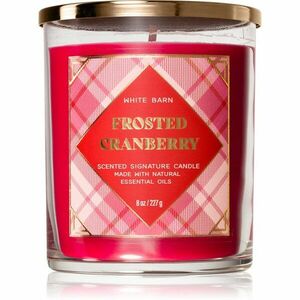 Bath & Body Works Frosted Cranberry vonná sviečka 227 g vyobraziť