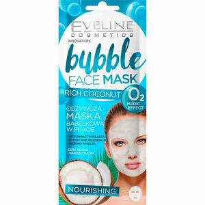 Eveline Cosmetics Bubble Mask Rich Coconut vyživujúca plátienková maska s kokosom 1 ks vyobraziť